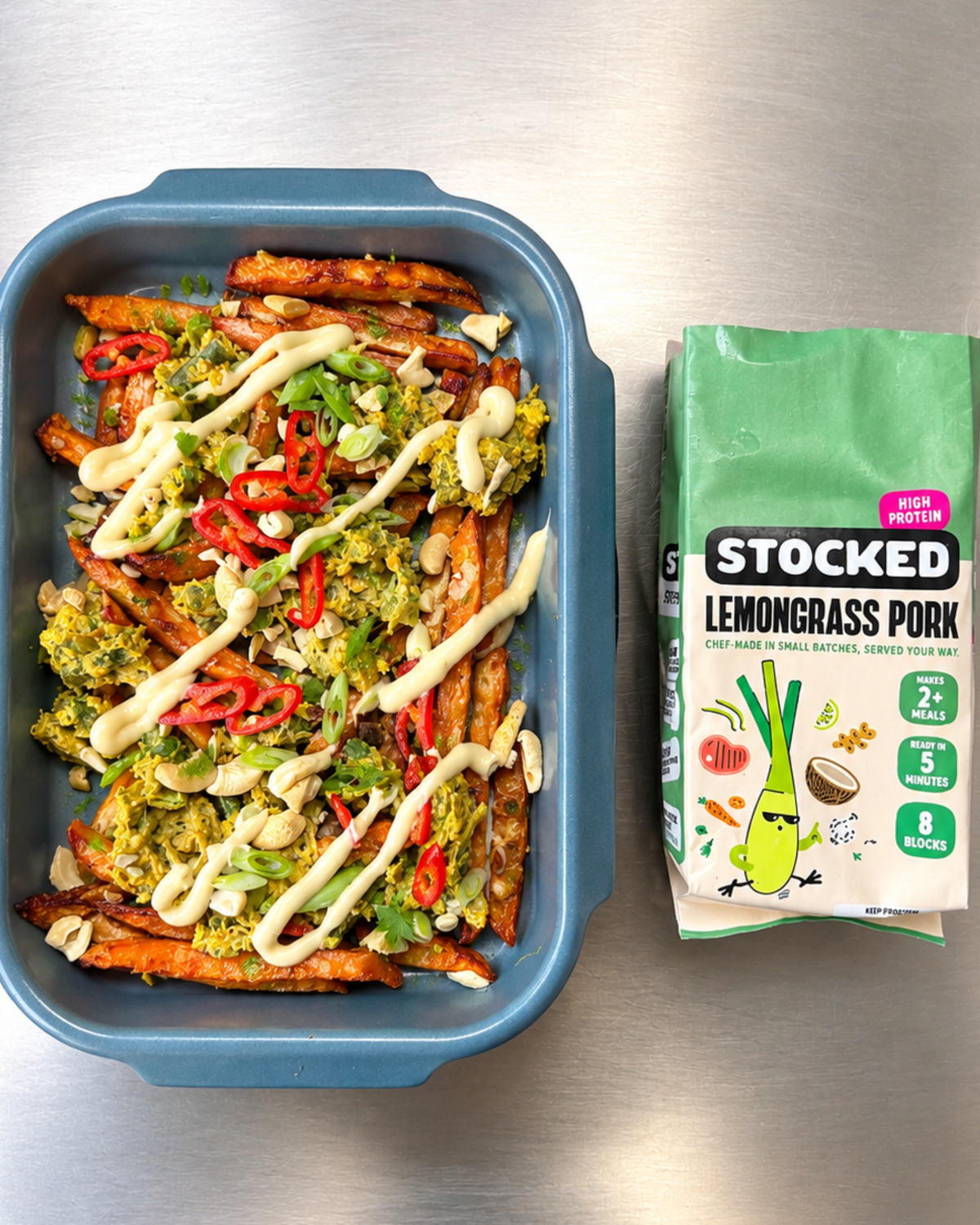 Lemongrass Pork Loaded Fries