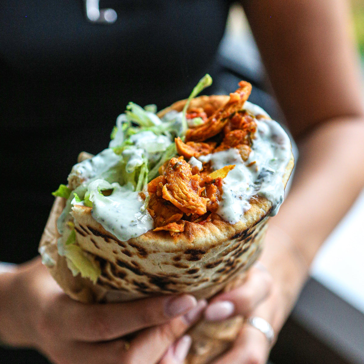 Cape Malay Naan Wrap