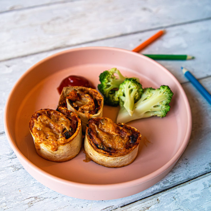 Lentil Bolognese Pinwheels