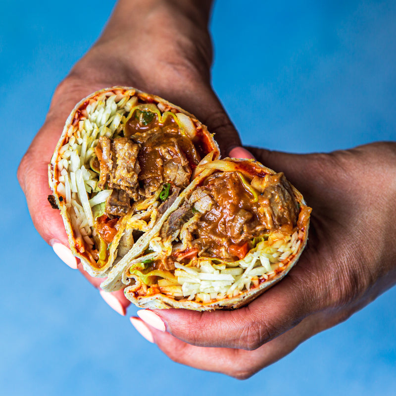 Korean Pork Wrap