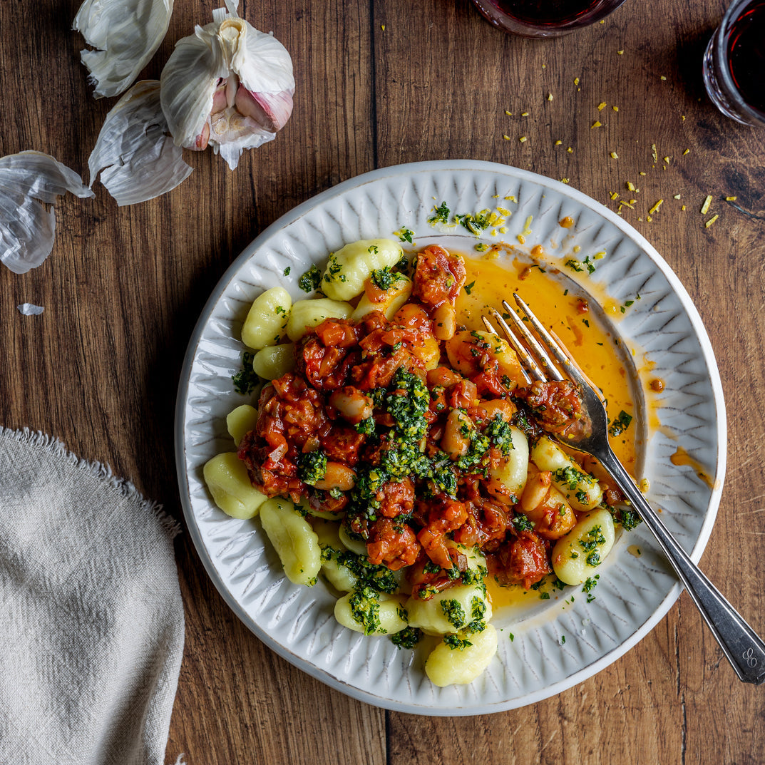 Gnocchi Ragu with Gremolata
