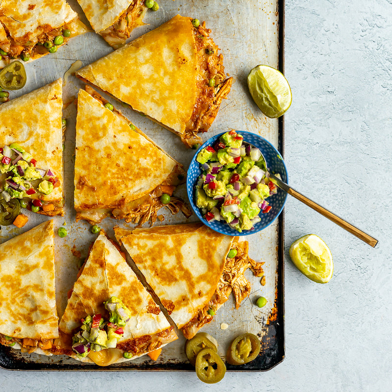 Jerk Chicken Quesadillas
