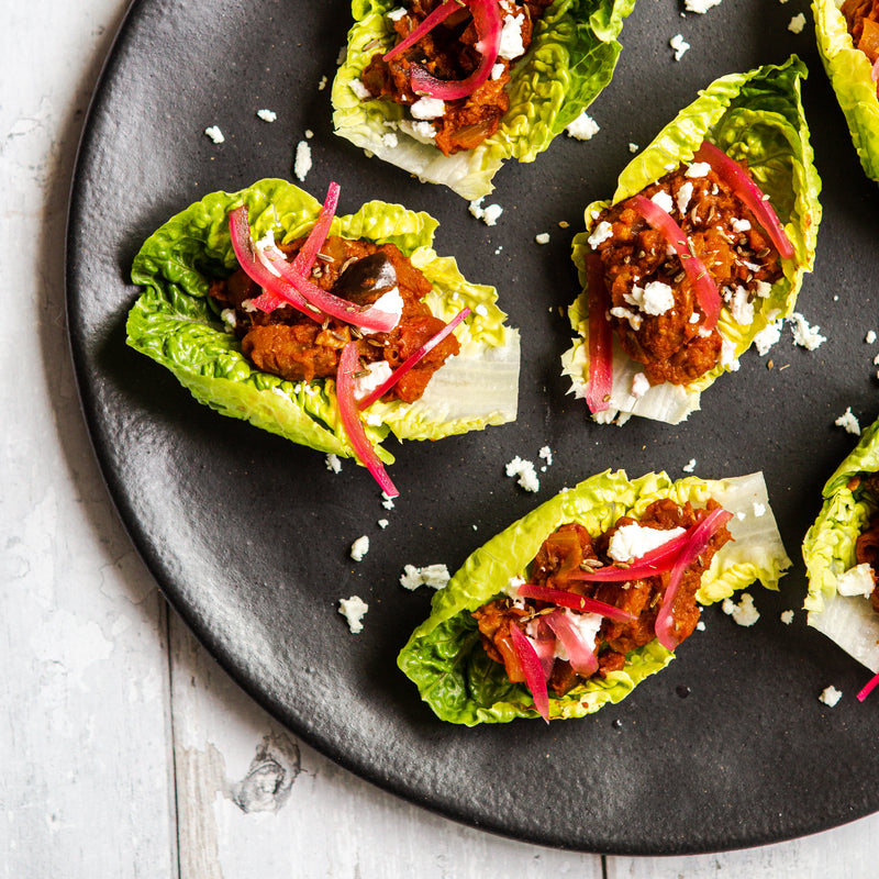 Jackfruit Lettuce Cups