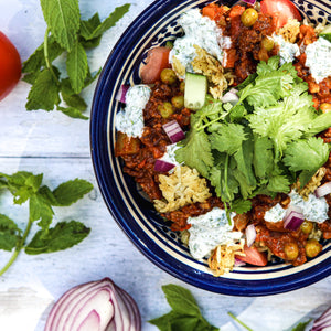 Crispy Keema Salad