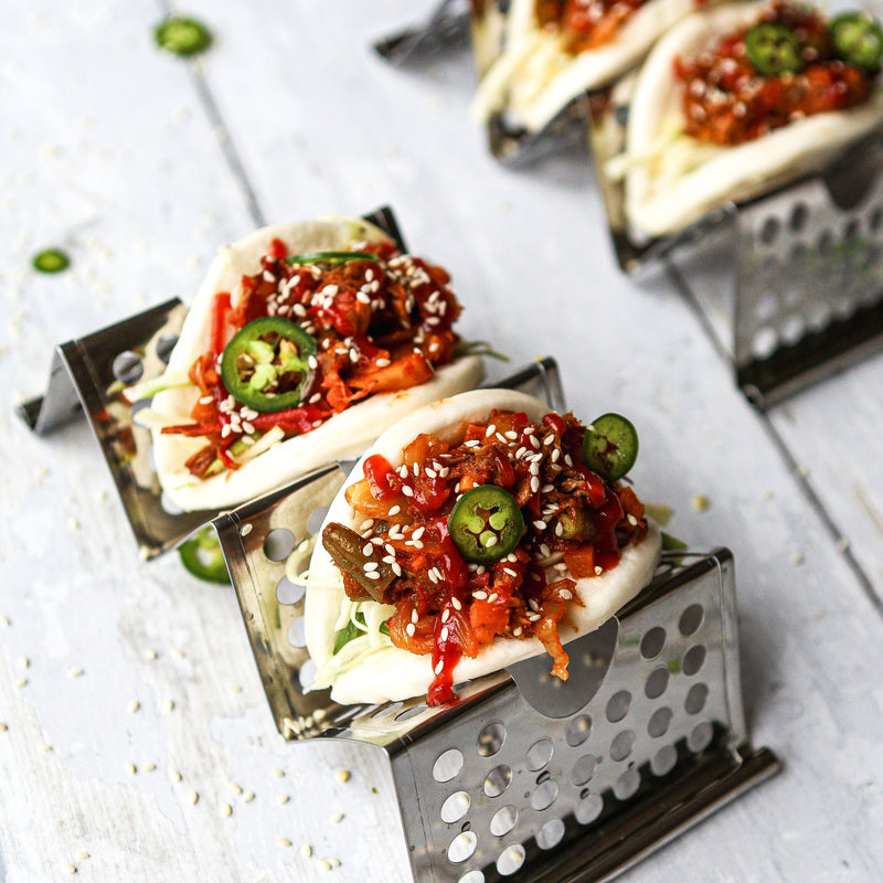 Kimchi Pork Bao Buns