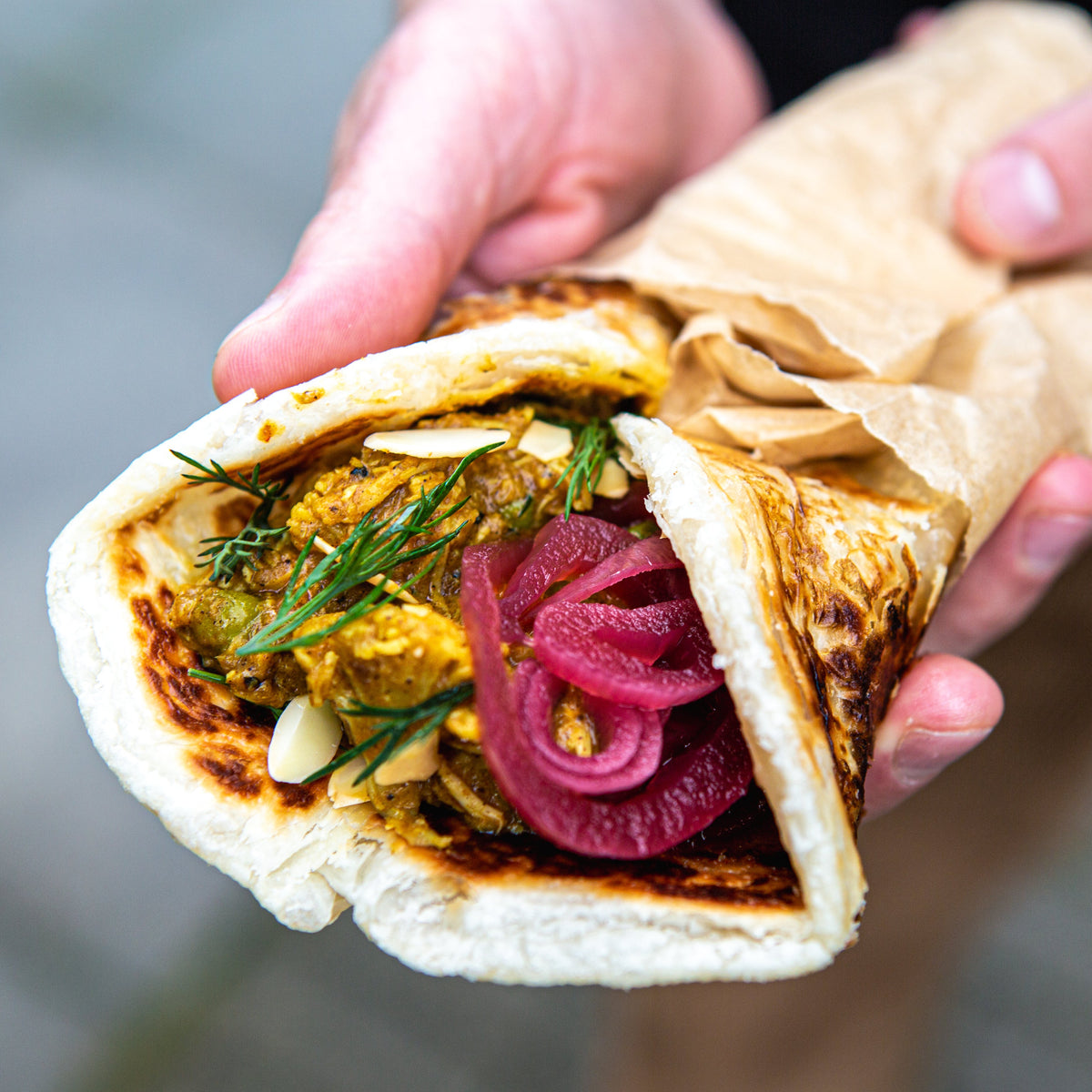 Chicken Korma Paratha