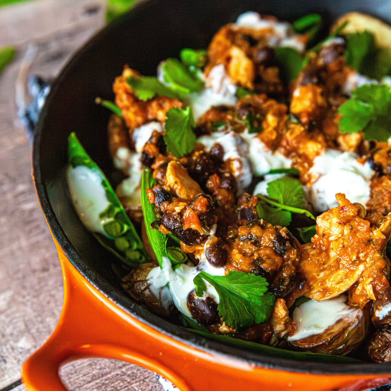 Peri Chicken Potato Bake