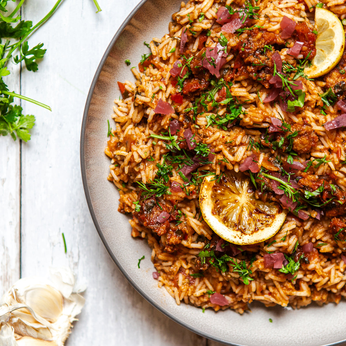 Dirty Sausage Rice