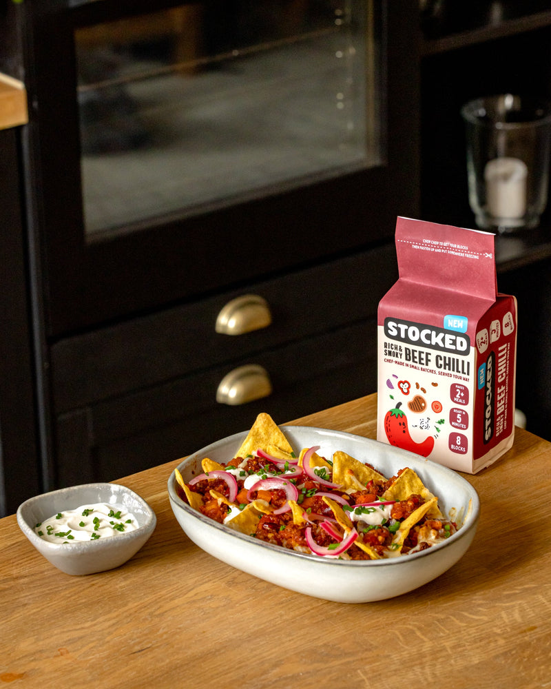 Beef Chilli Loaded Nachos