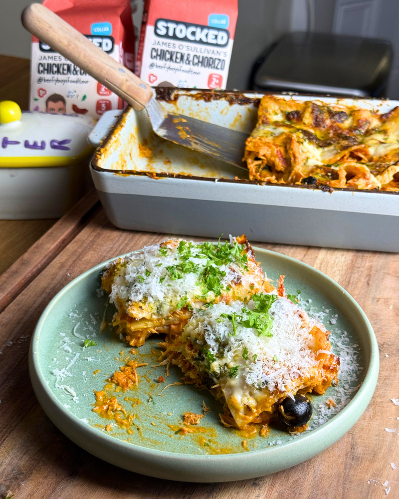 Chicken & Chorizo Lasagne